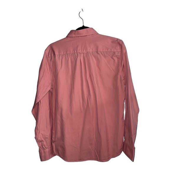 EVERLANE Men’s Peach Cotton Button Down Long Sleeve Oxford Fitted Shirt - Picture 2 of 7